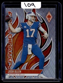 2023 Josh Allen Panini Phoenix Flamethrower/Silver Prizm