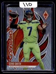 2023 Geno Smith Panini Phoenix Flamethrower/Sliver Prizm