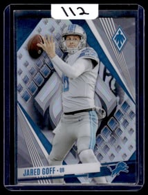 2023 Jared Goff Panini Phoenix/Silver Prizm