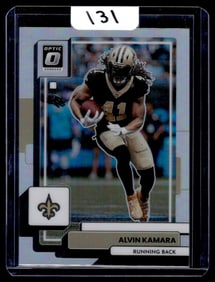 2022 Alvin Kamara Panini Donruss Optic/Silver Prizm