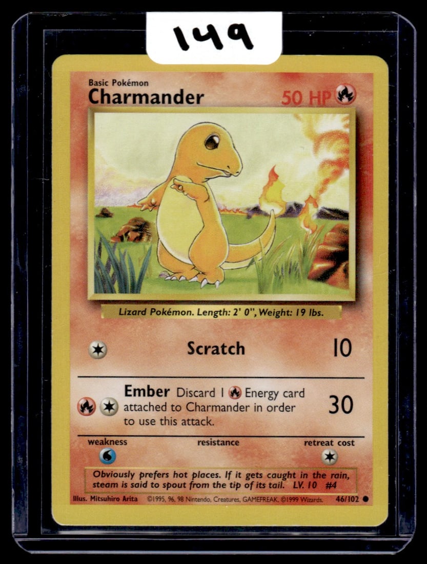 Charmander - Base Set Pokemon Card (1 of 1)
