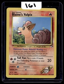 Blaine's Vulpix - Gym Heroes Pokemon Card