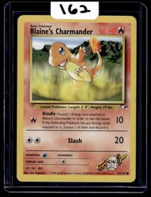 Blaine's Charmander - Gym Heroes Pokemon Card