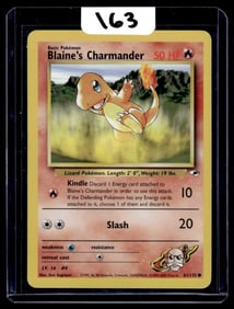 Blaine's Charmander - Gym Heroes Pokemon Card