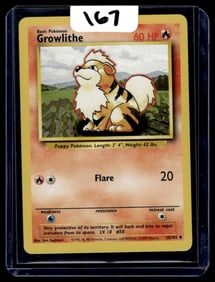 Growlithe - Base Set Pokemon Card