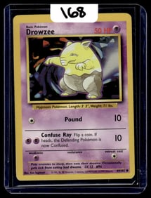 Drowzee - Base Set Pokemon Card