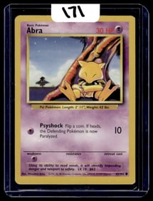 Abra - Base Set Pokemon Card