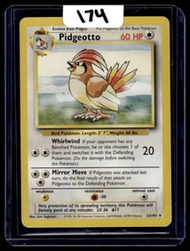 Pidgeotto - Base Set Pokemon Card