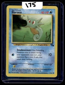 Horsea - Fossil Pokemon Card