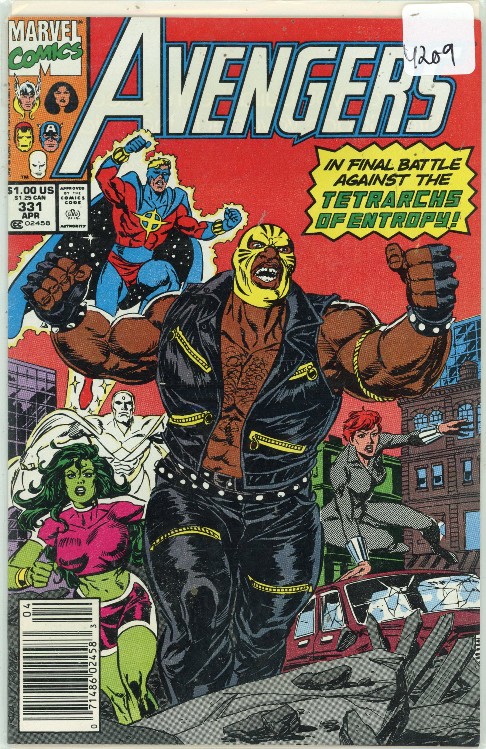 1991 Marvel Avengers Issue 331 (1 of 1)