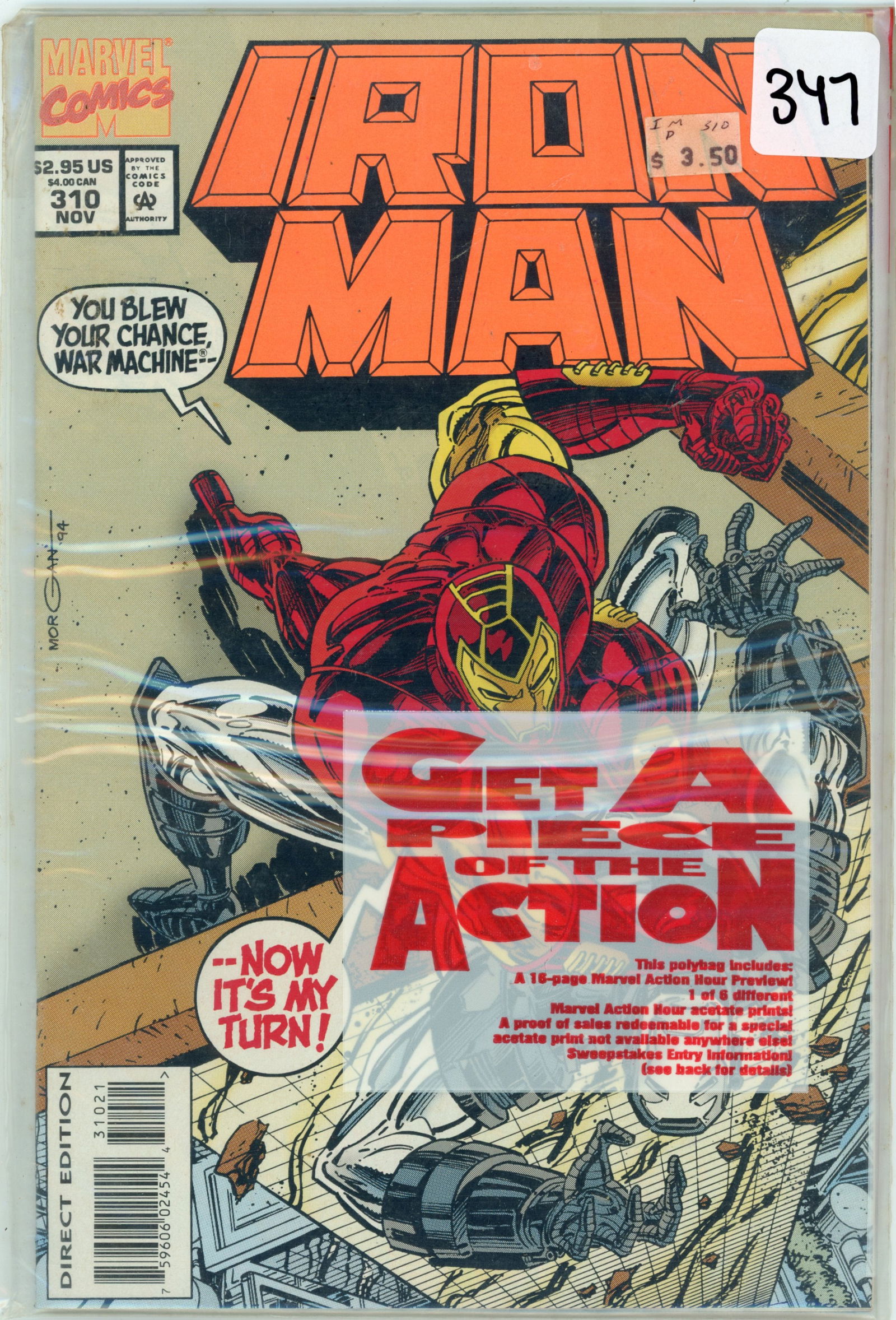 1994 Marvel Iron Man Issue 310 (1 of 1)