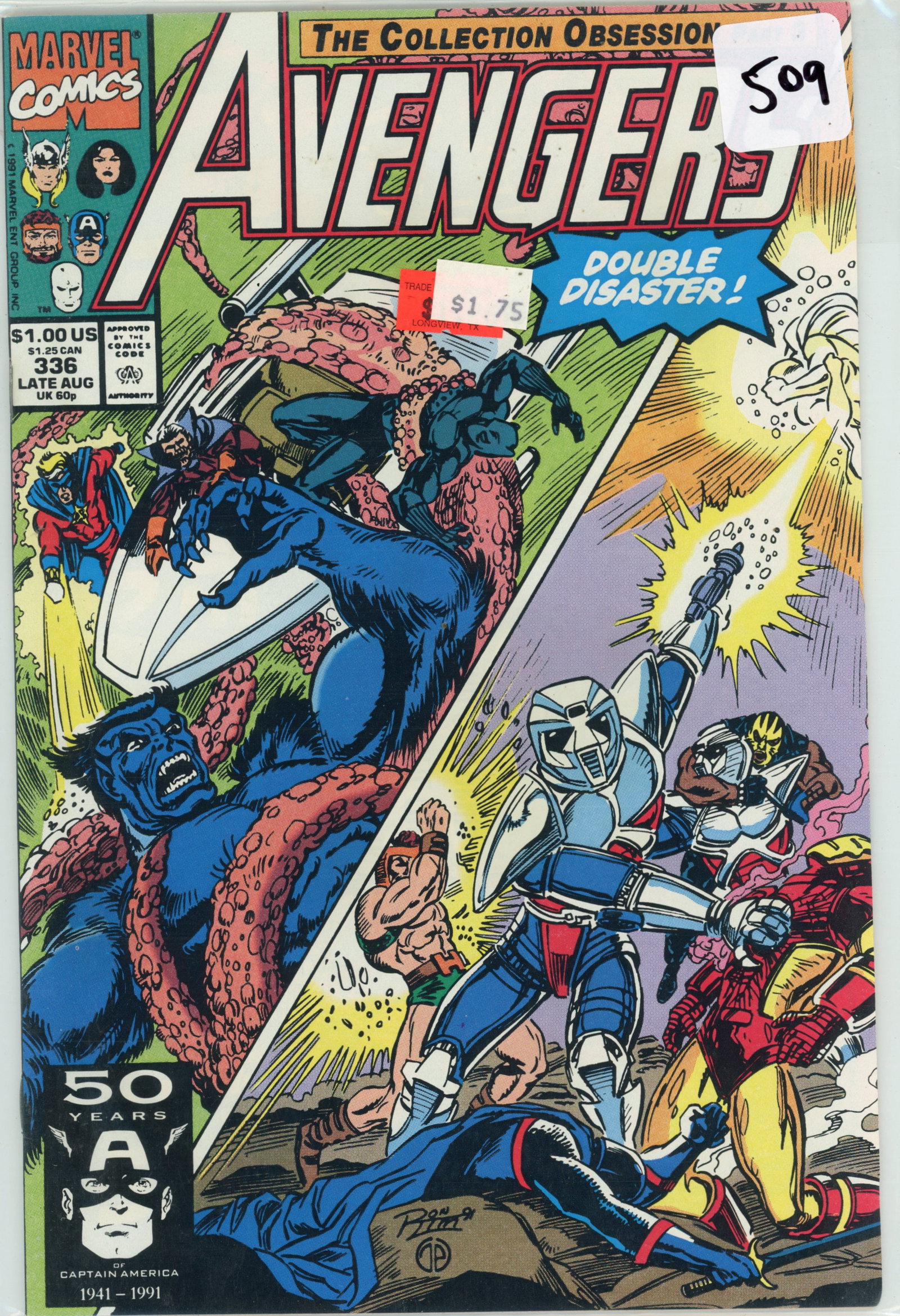 1991 Marvel Avengers Act Of Vengeance Issue 316 (1 of 1)