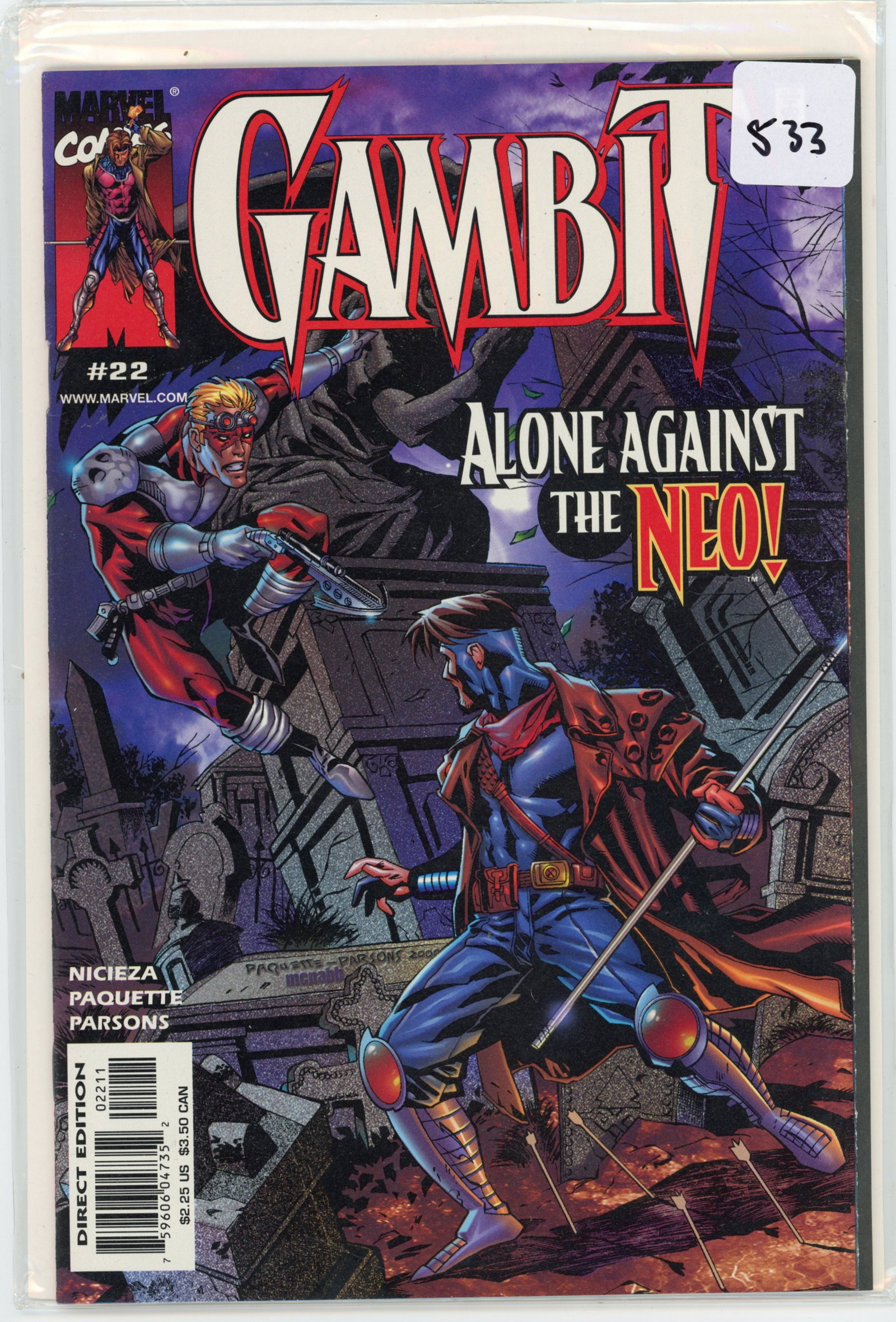 2000 Marvel Gambit Issue 22 (1 of 1)