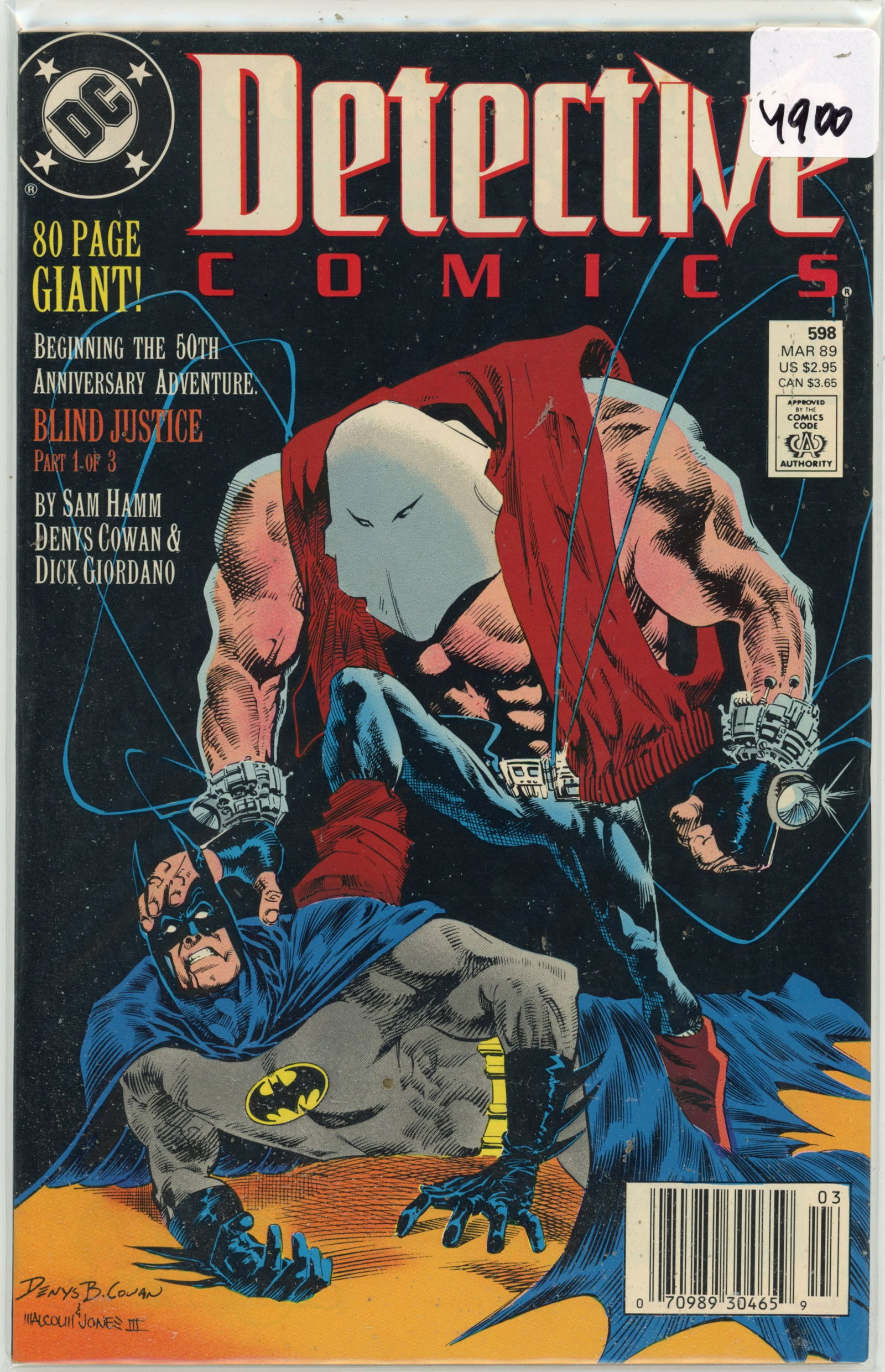 1989 DC Detective Issue 598 (1 of 1)