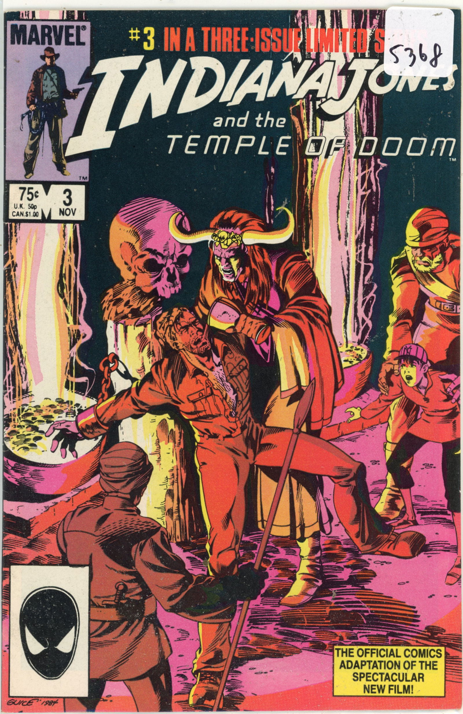 1983 Marvel Indiana Jones Issue 3 (1 of 1)