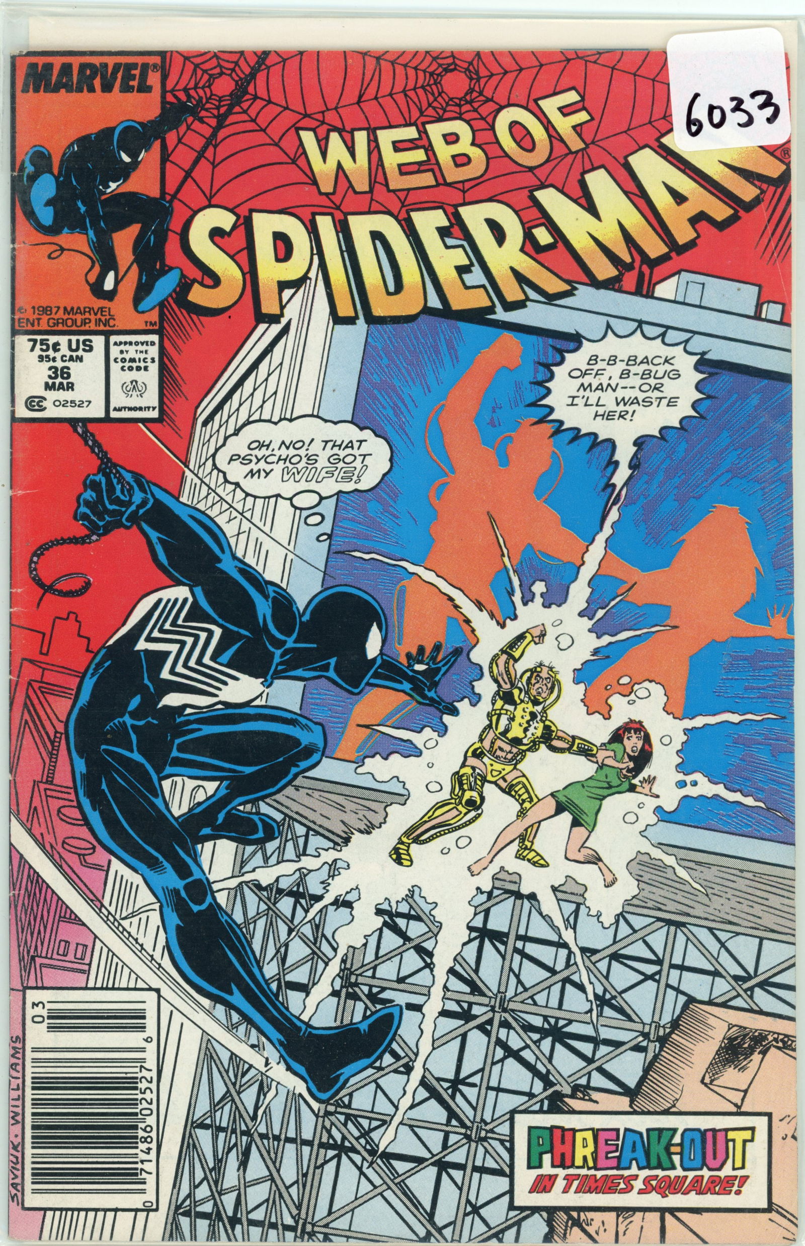 1987 Marvel Spiderman Issue 36 (1 of 1)