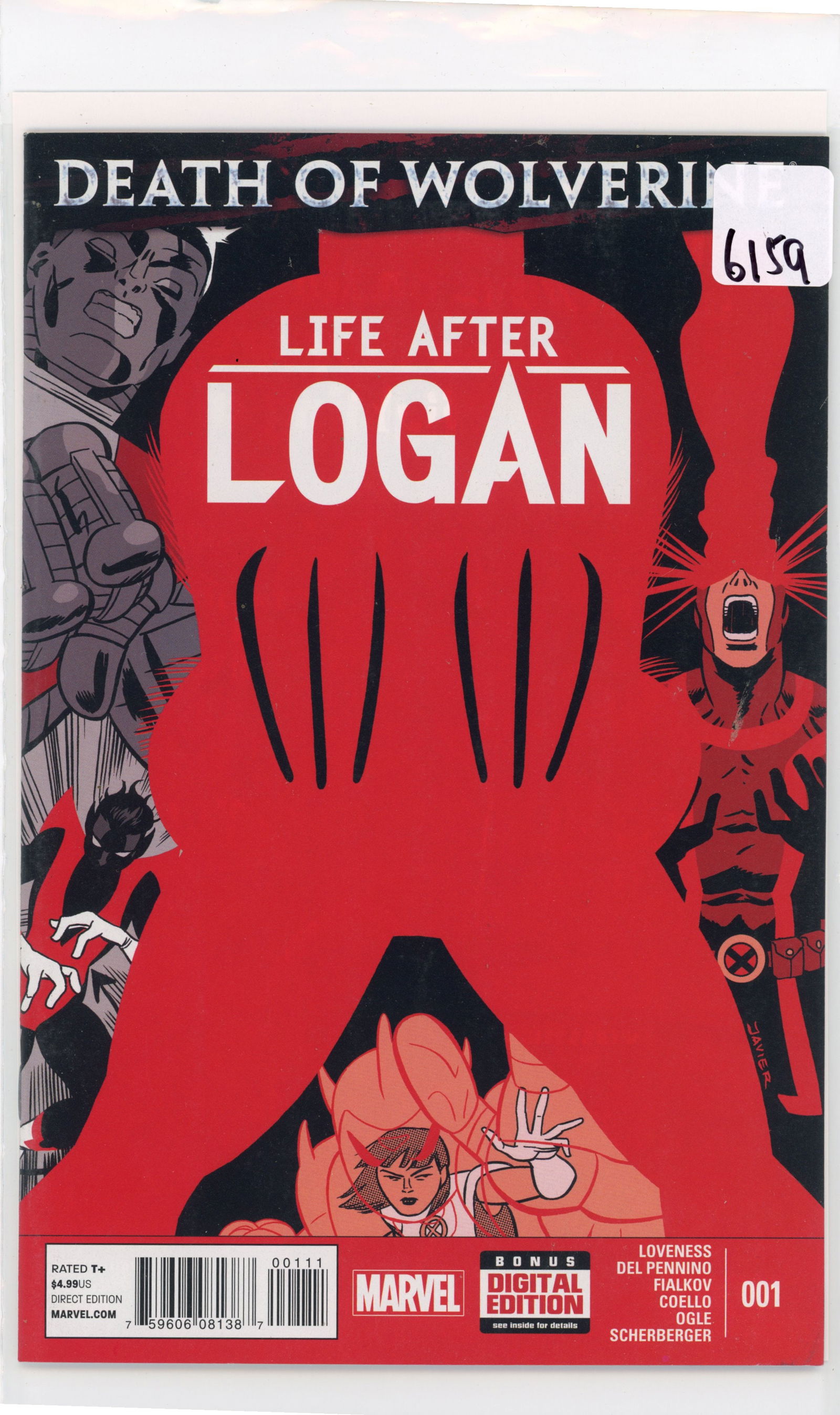 2015 Marvel Death Of Wolverin Issue 1 (1 of 1)