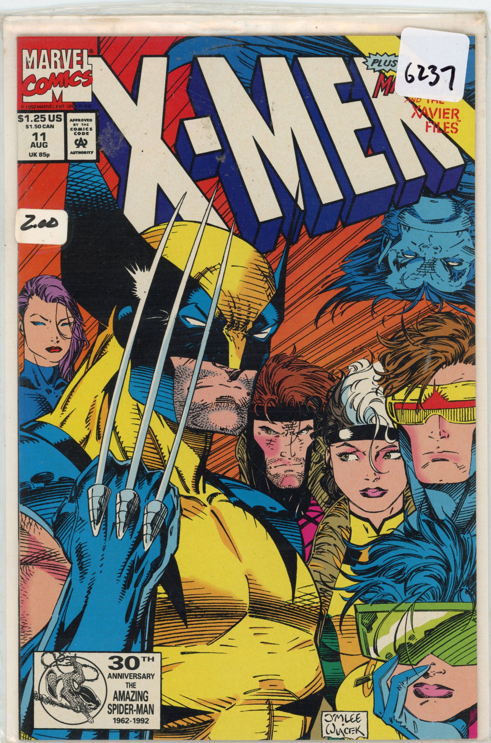 1992 Marvel X-Men Issue 11 (1 of 1)