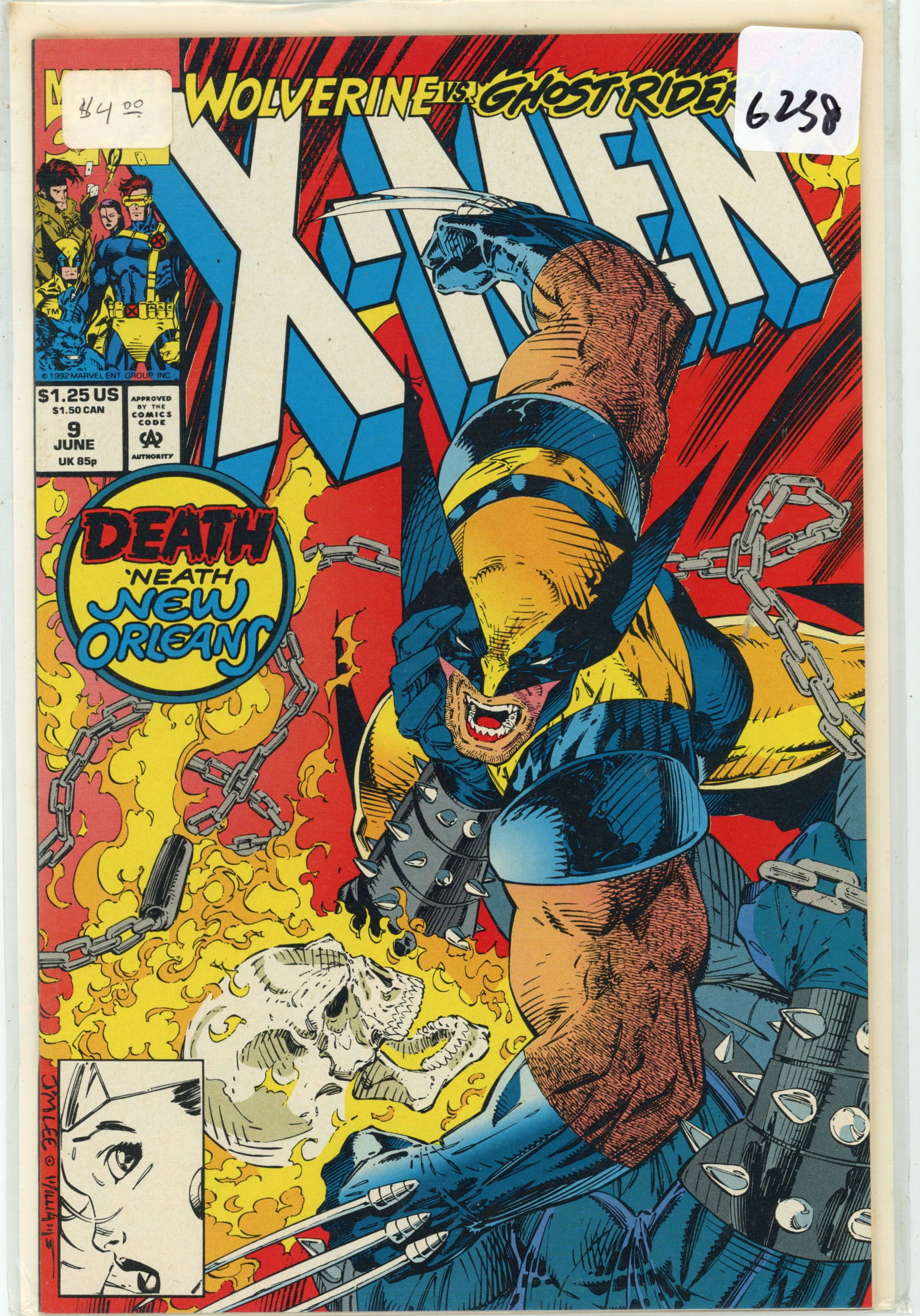1992 Marvel X-Men Issue 9 (1 of 1)