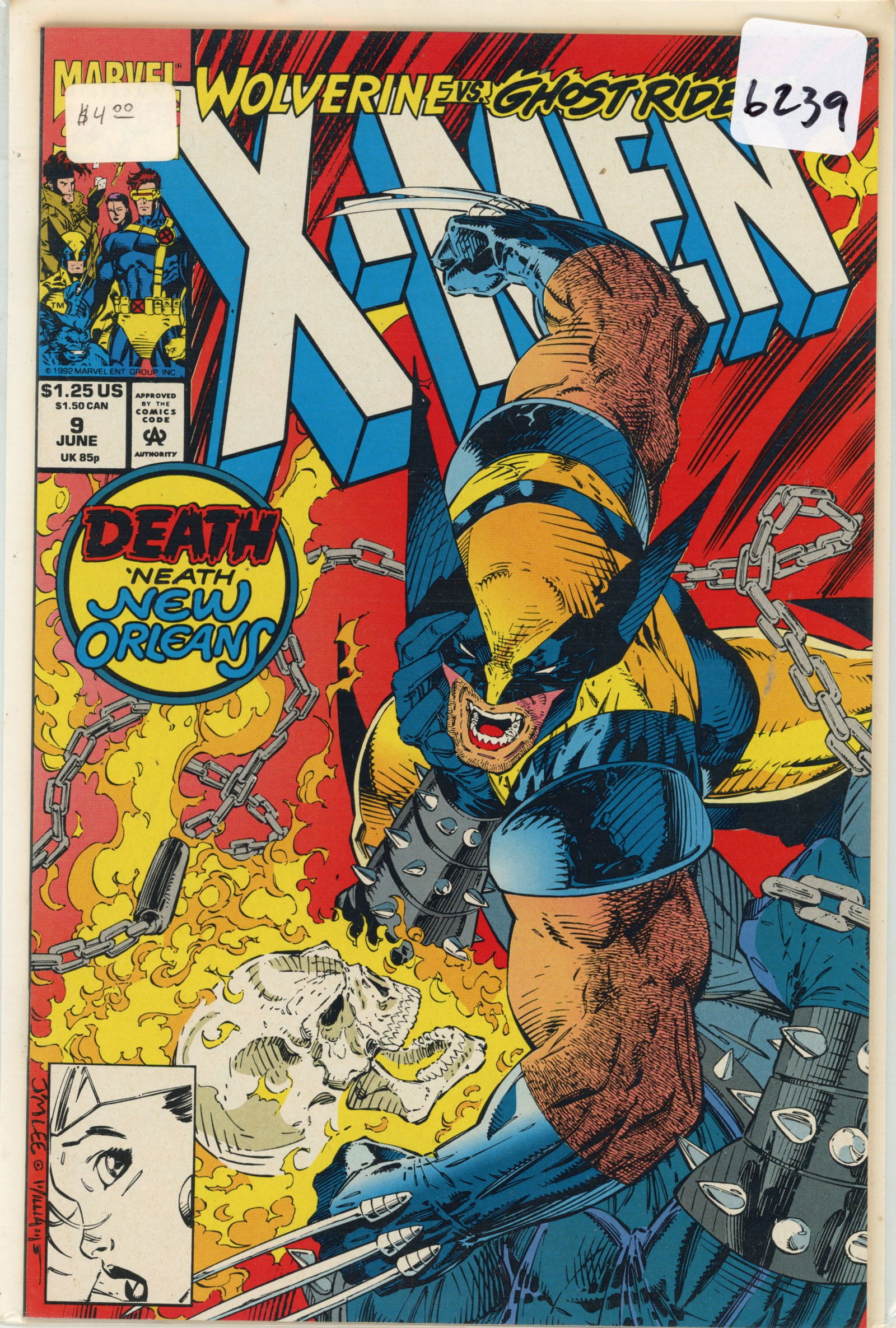 1992 Marvel X-Men Issue 9 (1 of 1)