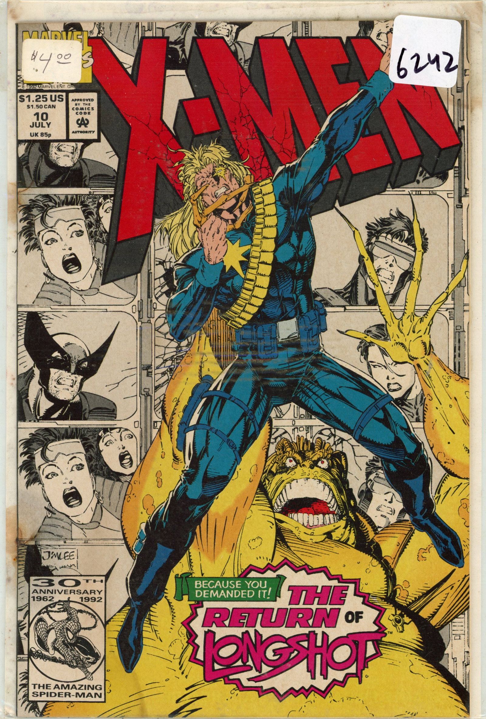 1992 Marvel X-Men Issue 10 (1 of 1)