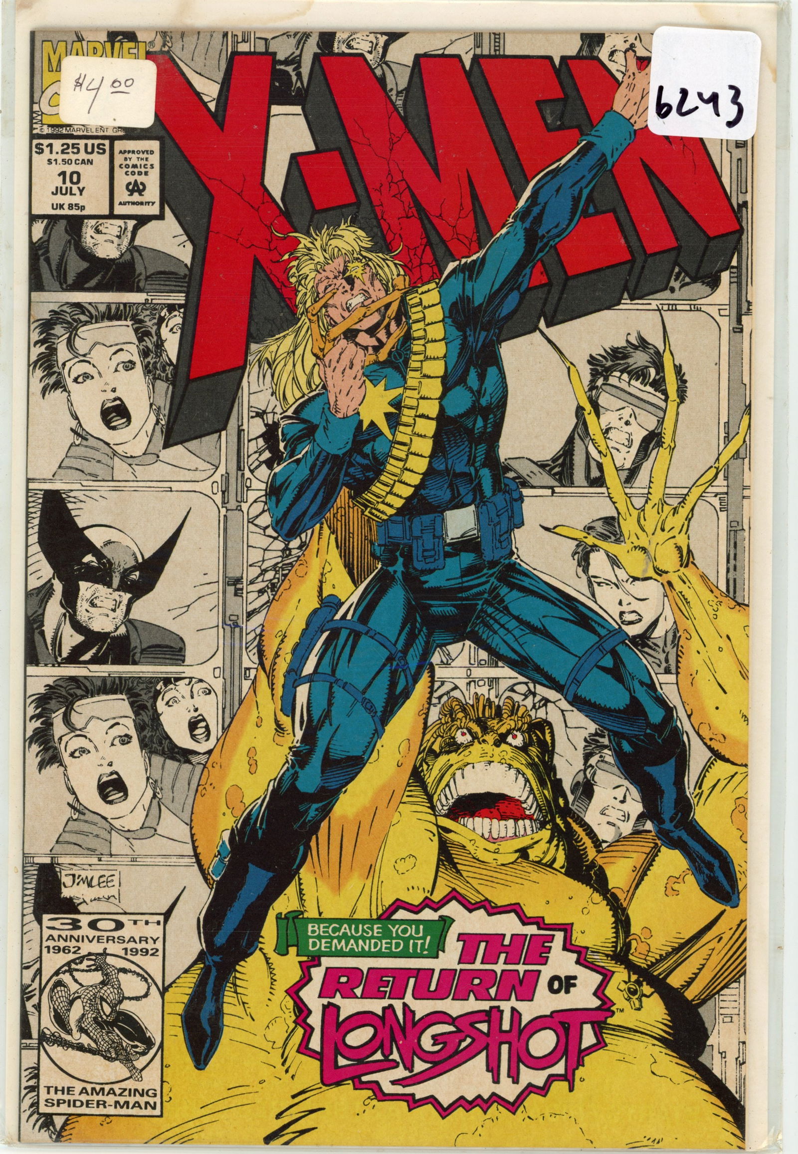 1992 Marvel X-Men Issue 10 (1 of 1)