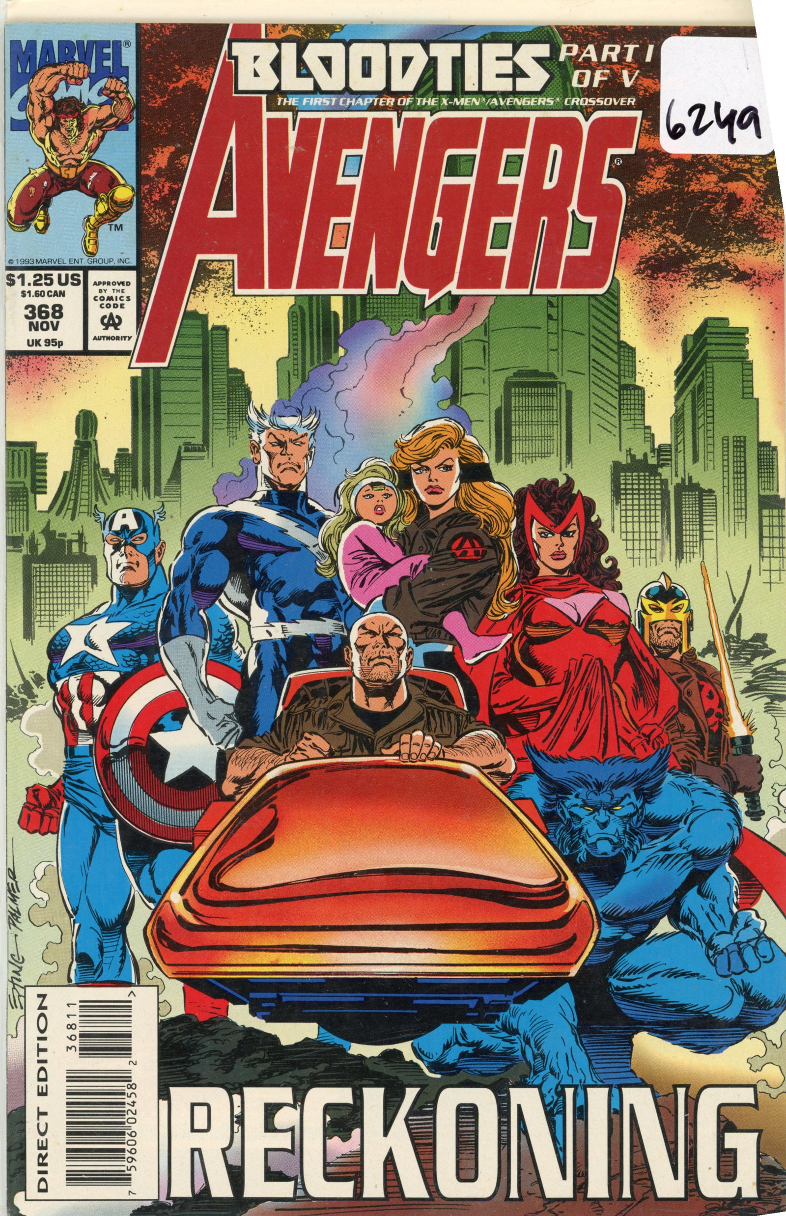 1993 Marvel Avengers Issue 368 (1 of 1)