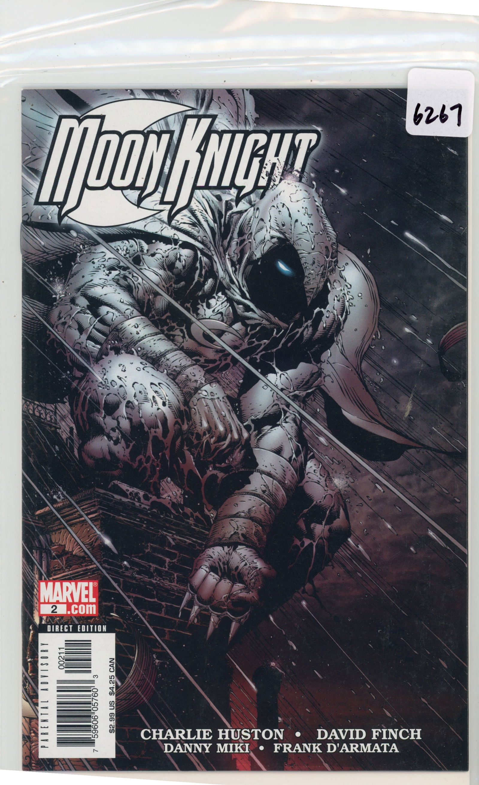 1992 Marvel Moon Knight Issue 2 (1 of 1)