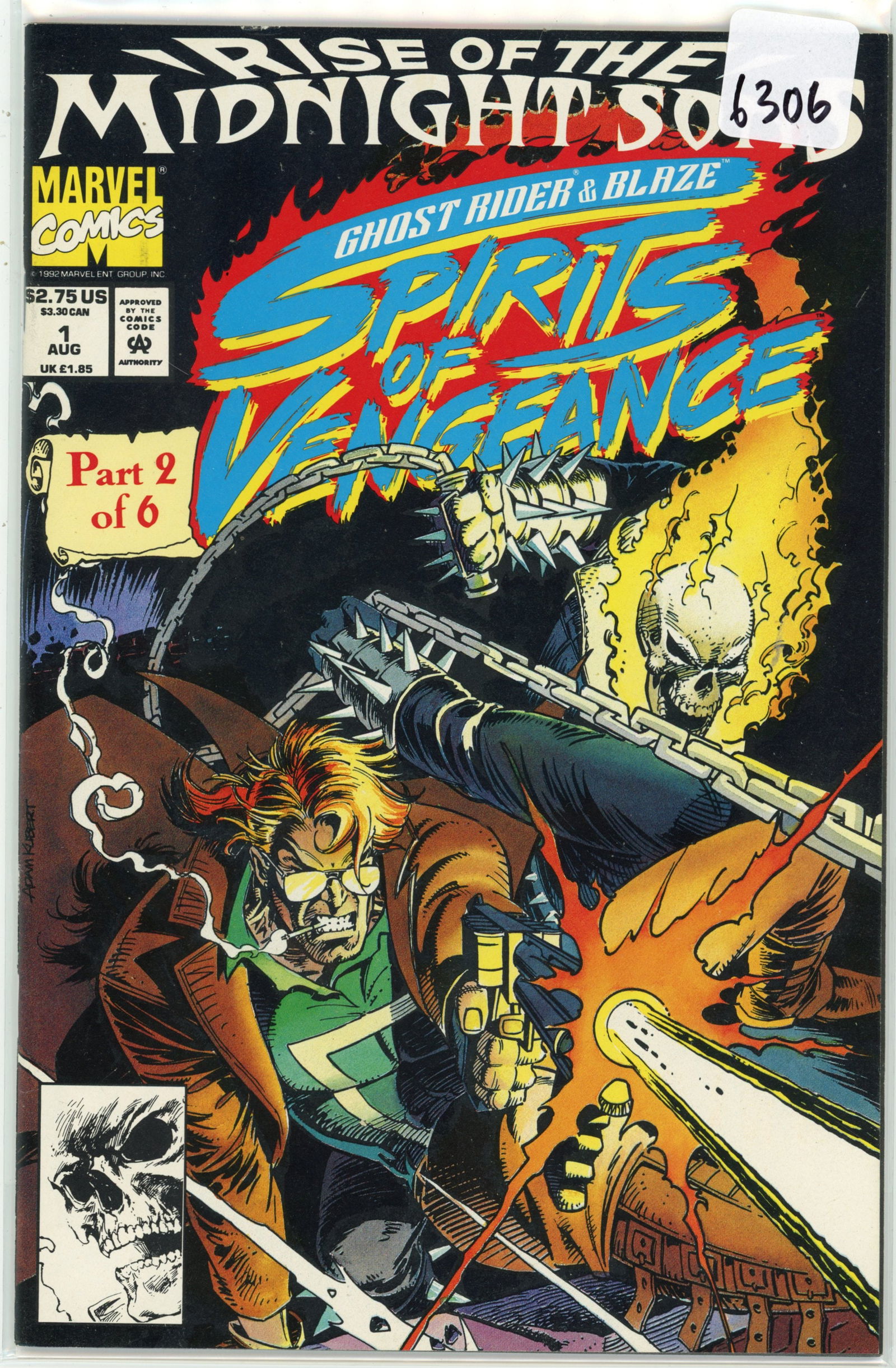 1992 Marvel Ghost Rider Blaze Issue 1 (1 of 1)