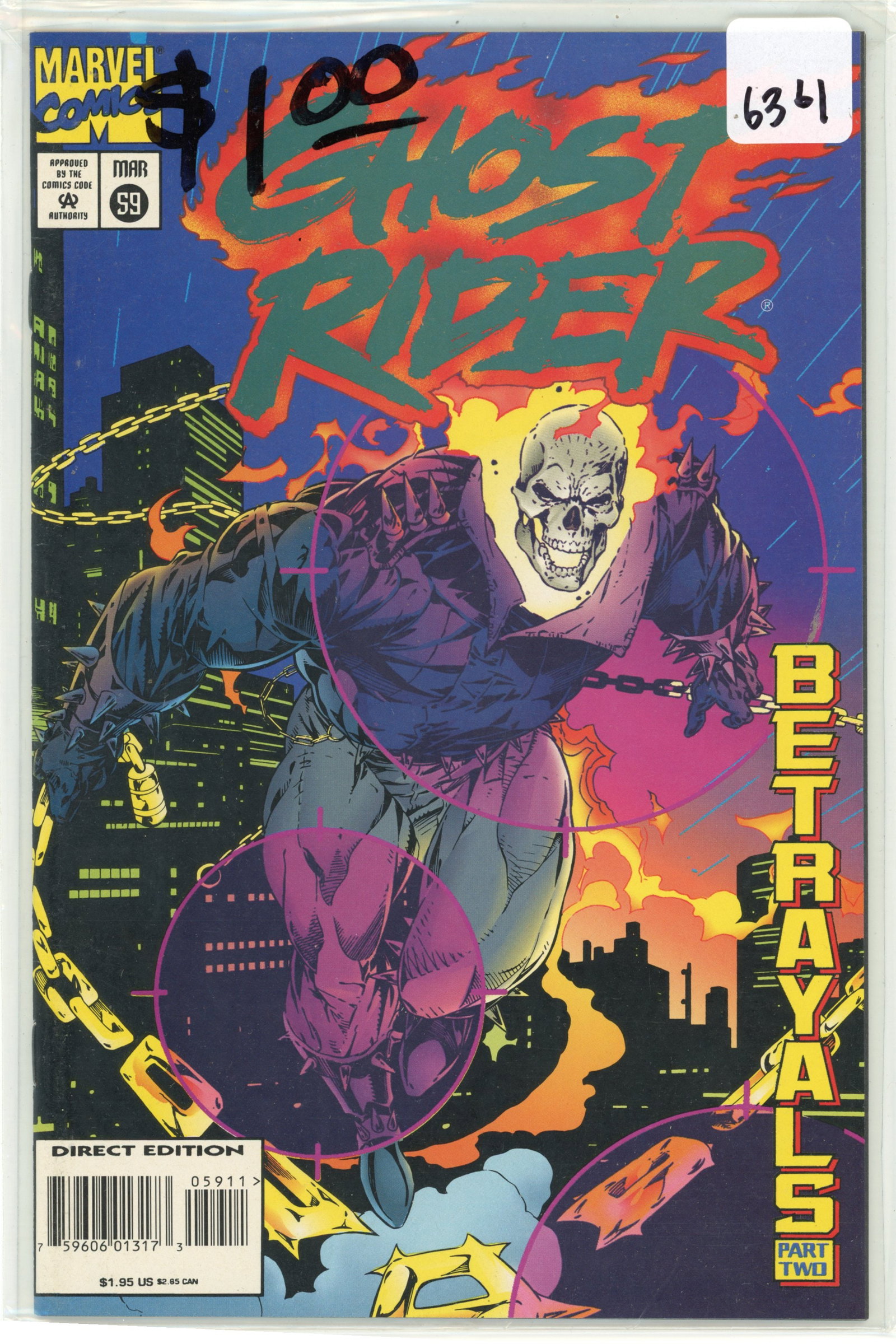 1994 Marvel Ghost Rider Issue 59 (1 of 1)