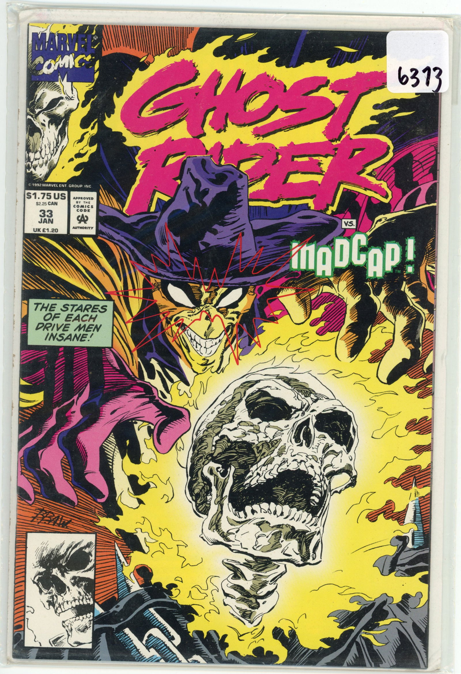 1992 Marvel Ghost Rider Issue 33 (1 of 1)
