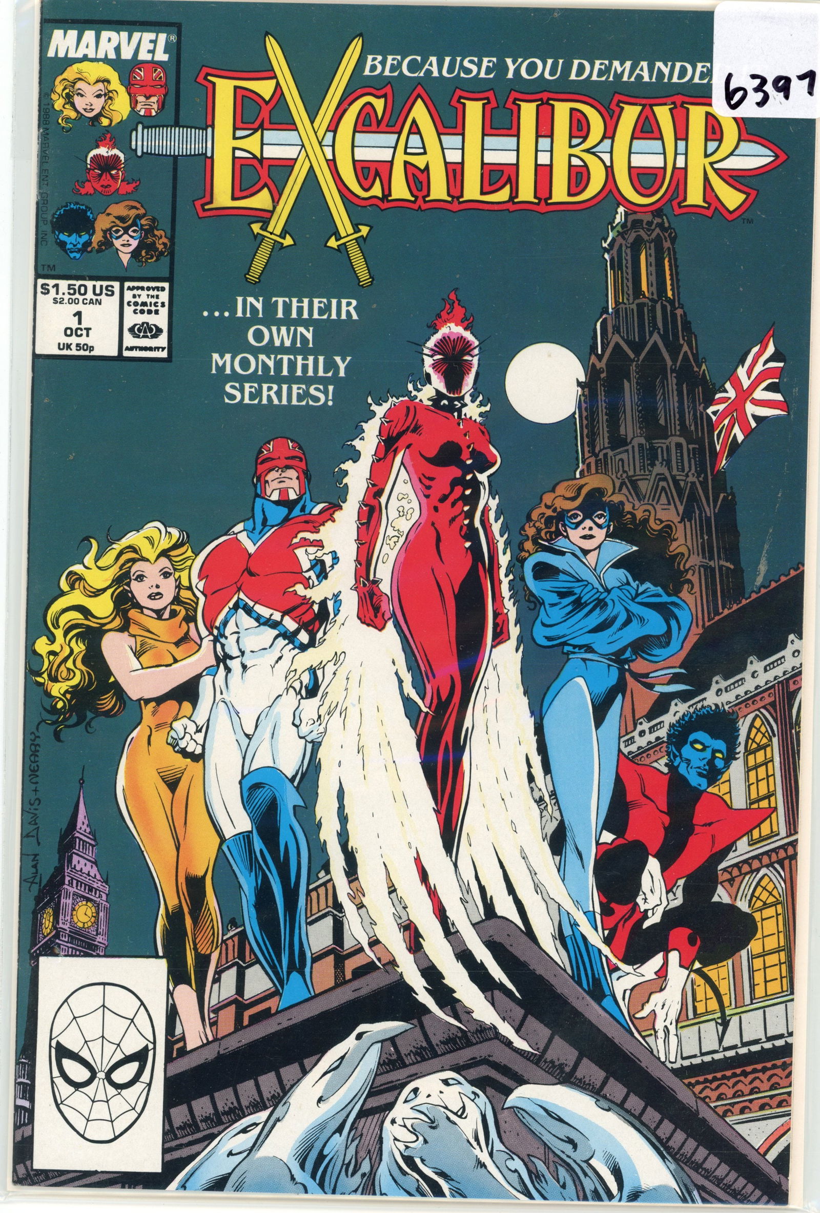 1988 Marvel EX-Calibur Issue 1 (1 of 1)
