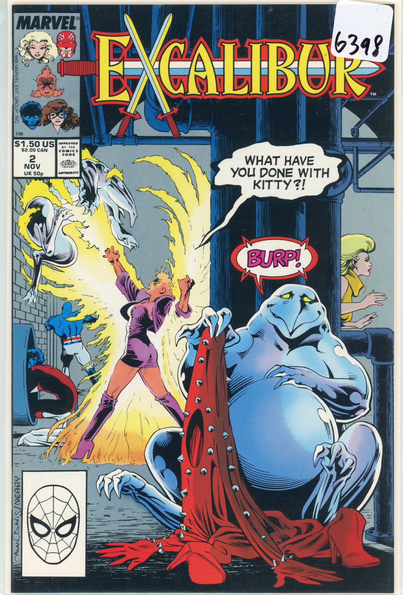 1988 Marvel EX-Calibur Issue 2 (1 of 1)