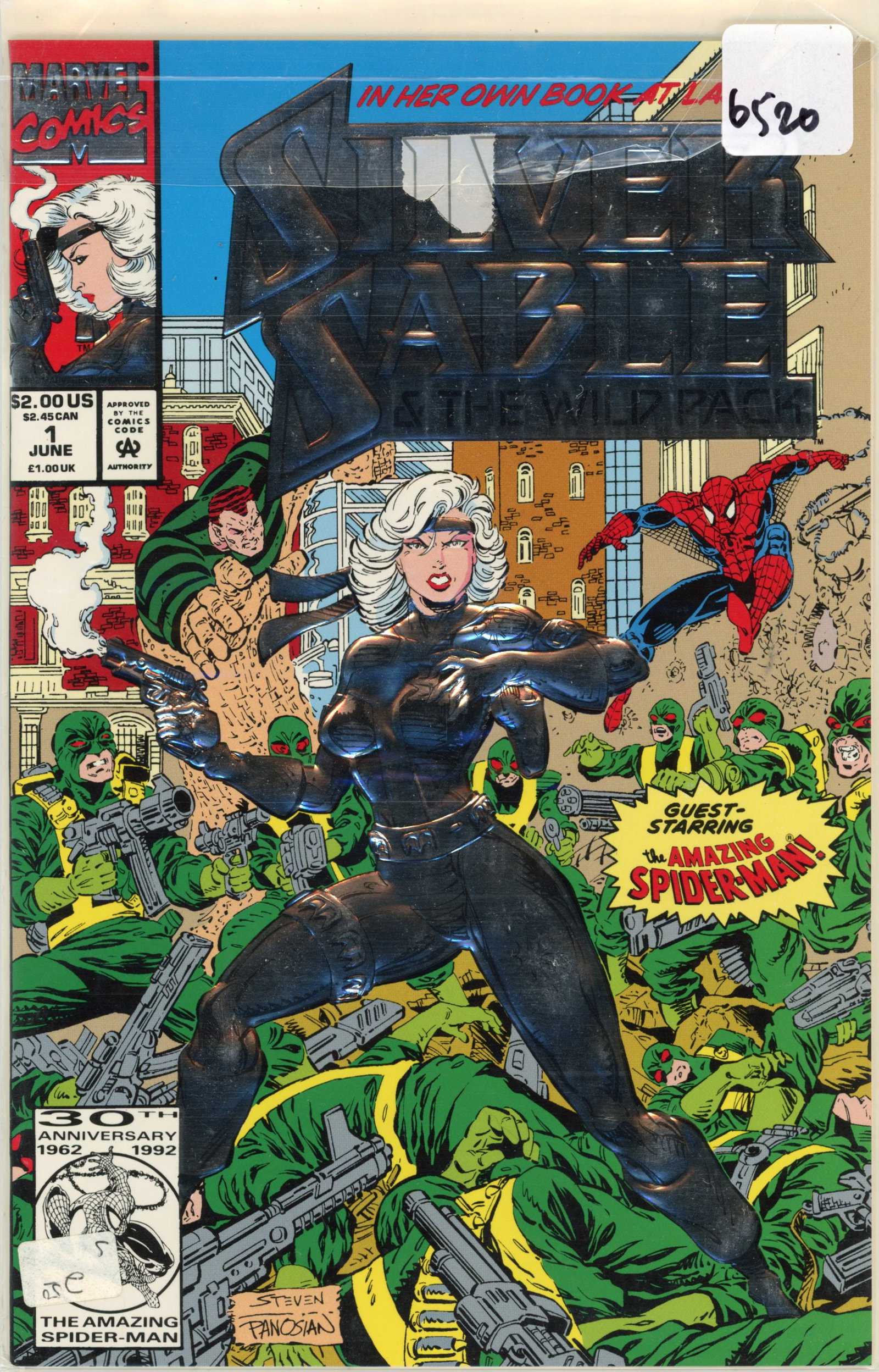 1992 Marvel Silver Sable Issue 1 (1 of 1)