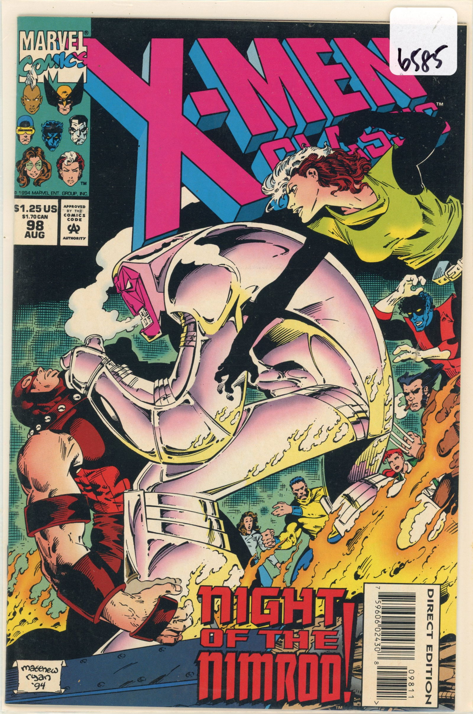 1994 Marvel X-Men Issue 98 (1 of 1)