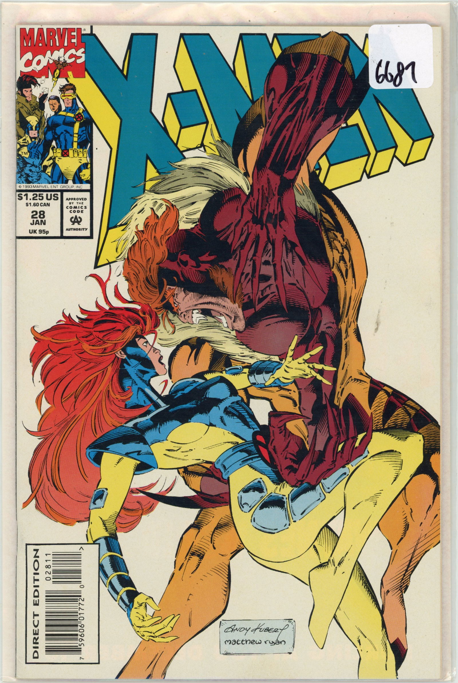 1993 Marvel X-Men Issue 305 (1 of 1)