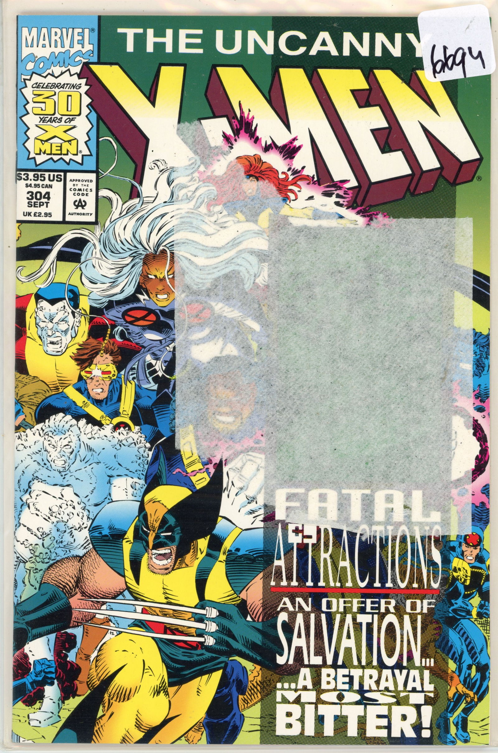 1993 Marvel X-Men Issue 304 (1 of 1)