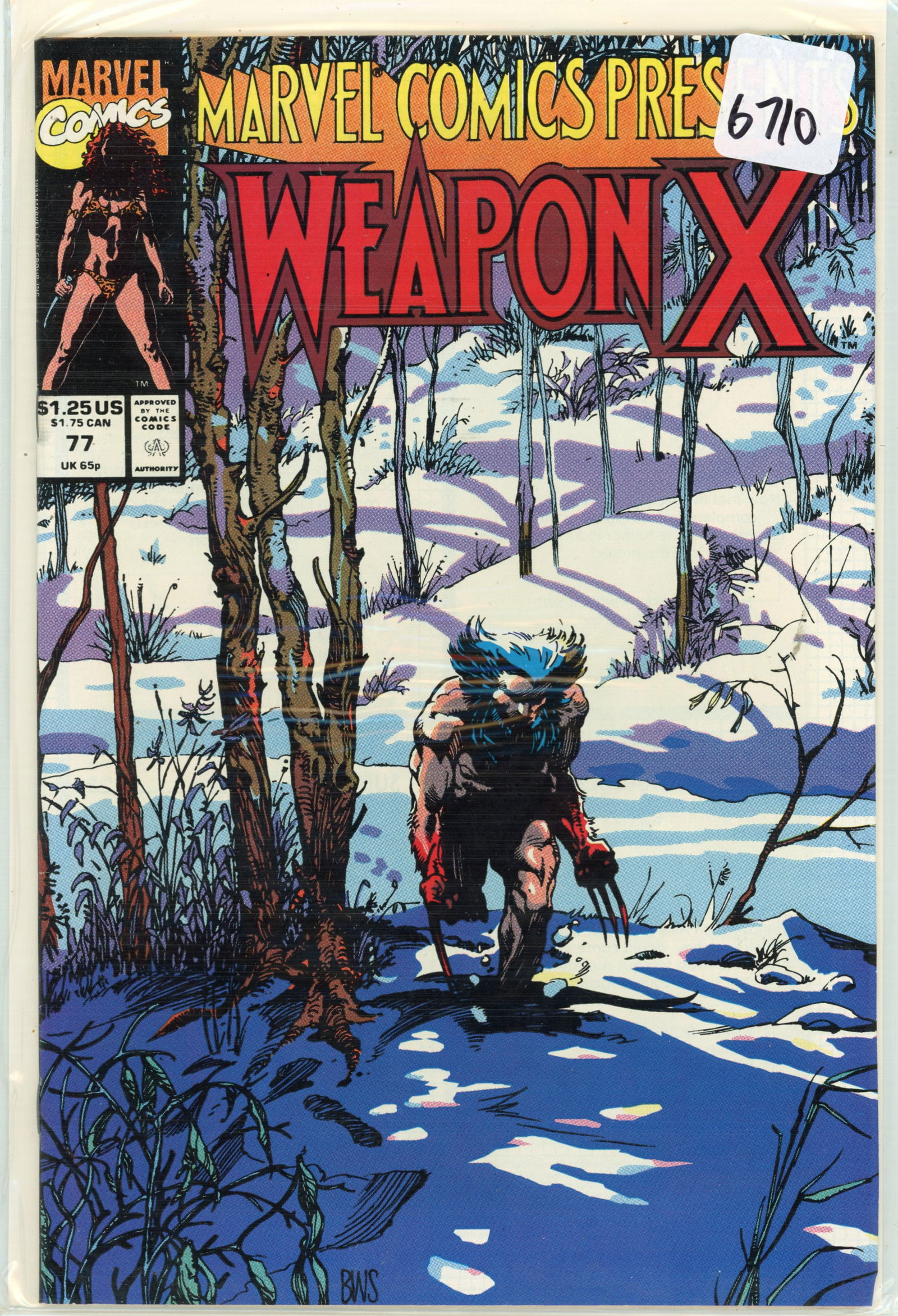 1991 Marvel Weapon X Issue 77 (1 of 1)