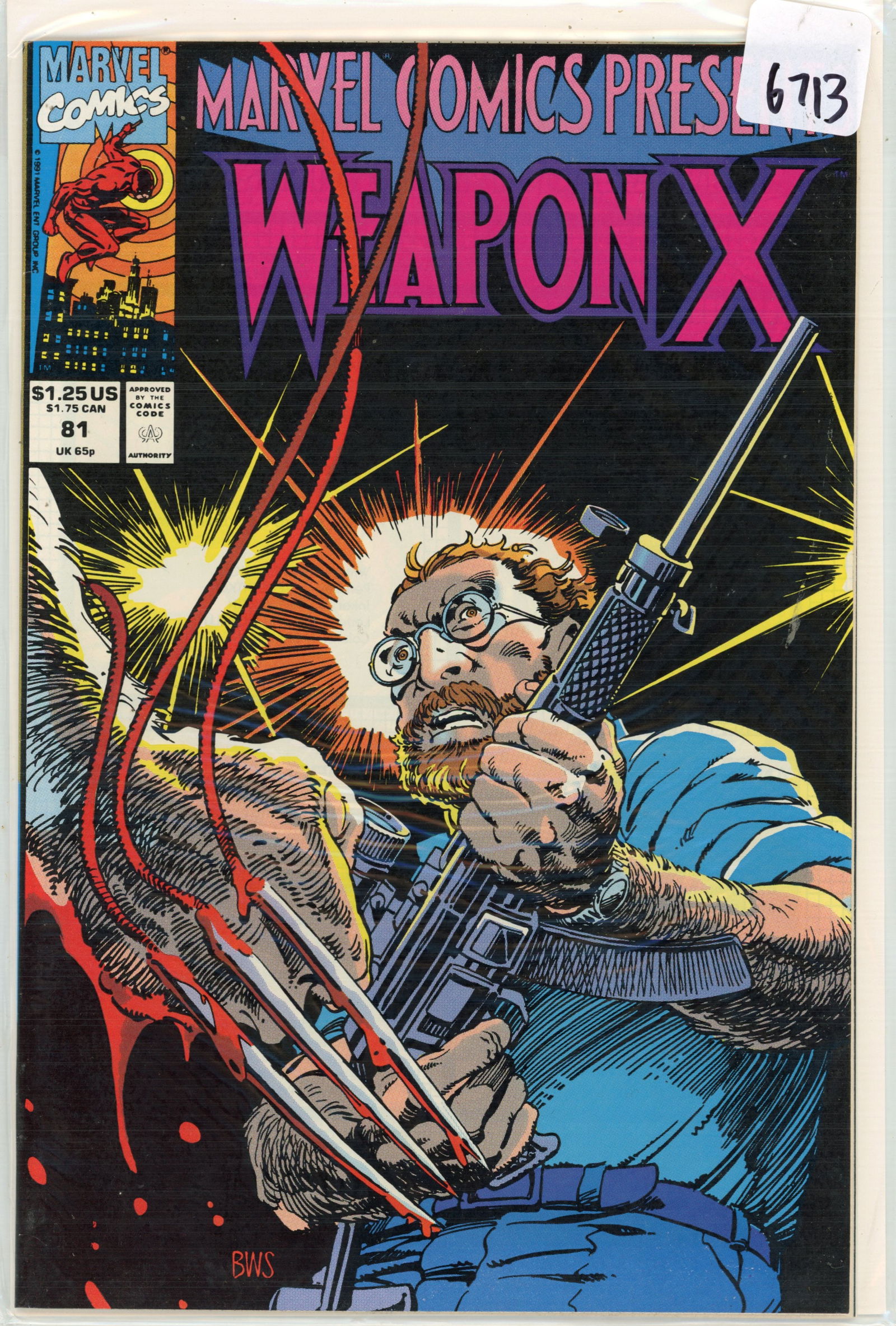 1991 Marvel Weapon X Issue 81 (1 of 1)
