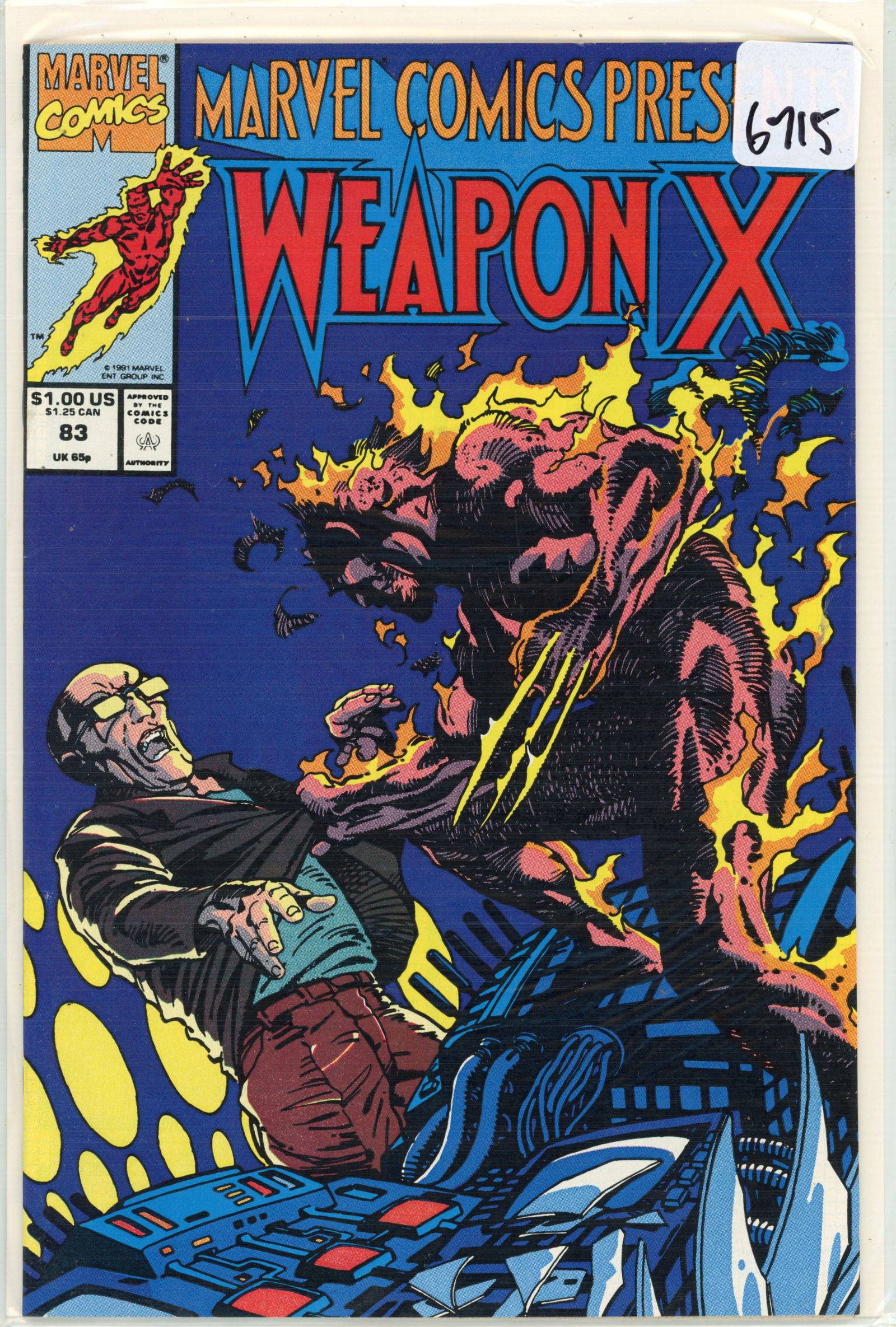 1991 Marvel Weapon X Issue 83 (1 of 1)