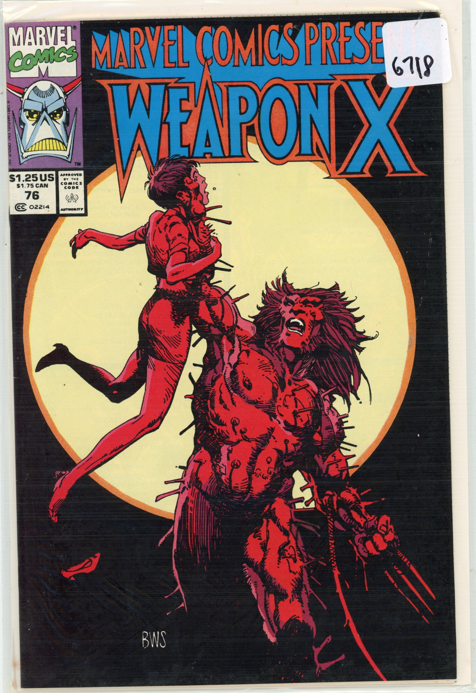 1991 Marvel Weapon X Issue 76 (1 of 1)