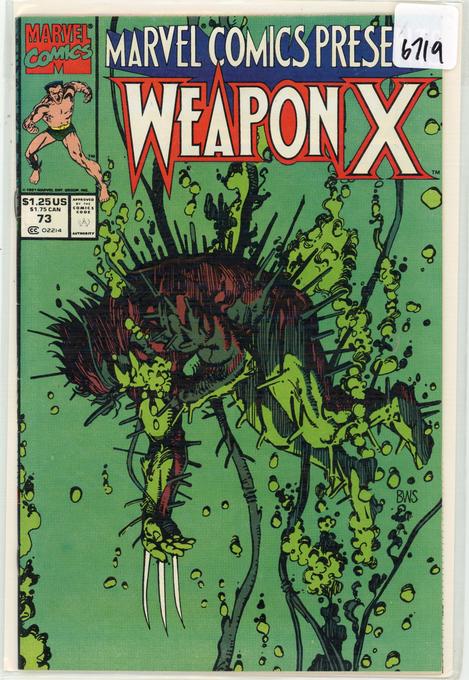 1991 Marvel Weapon X Issue 73 (1 of 1)