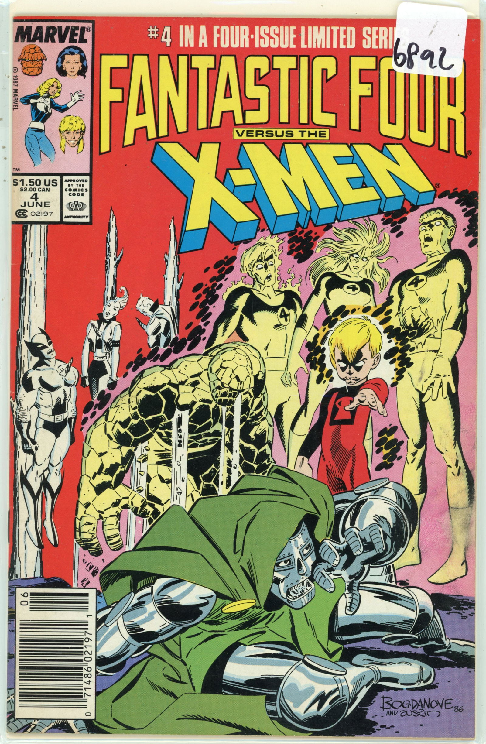 1987 Marvel Fantastic Four Issue 4 (1 of 1)