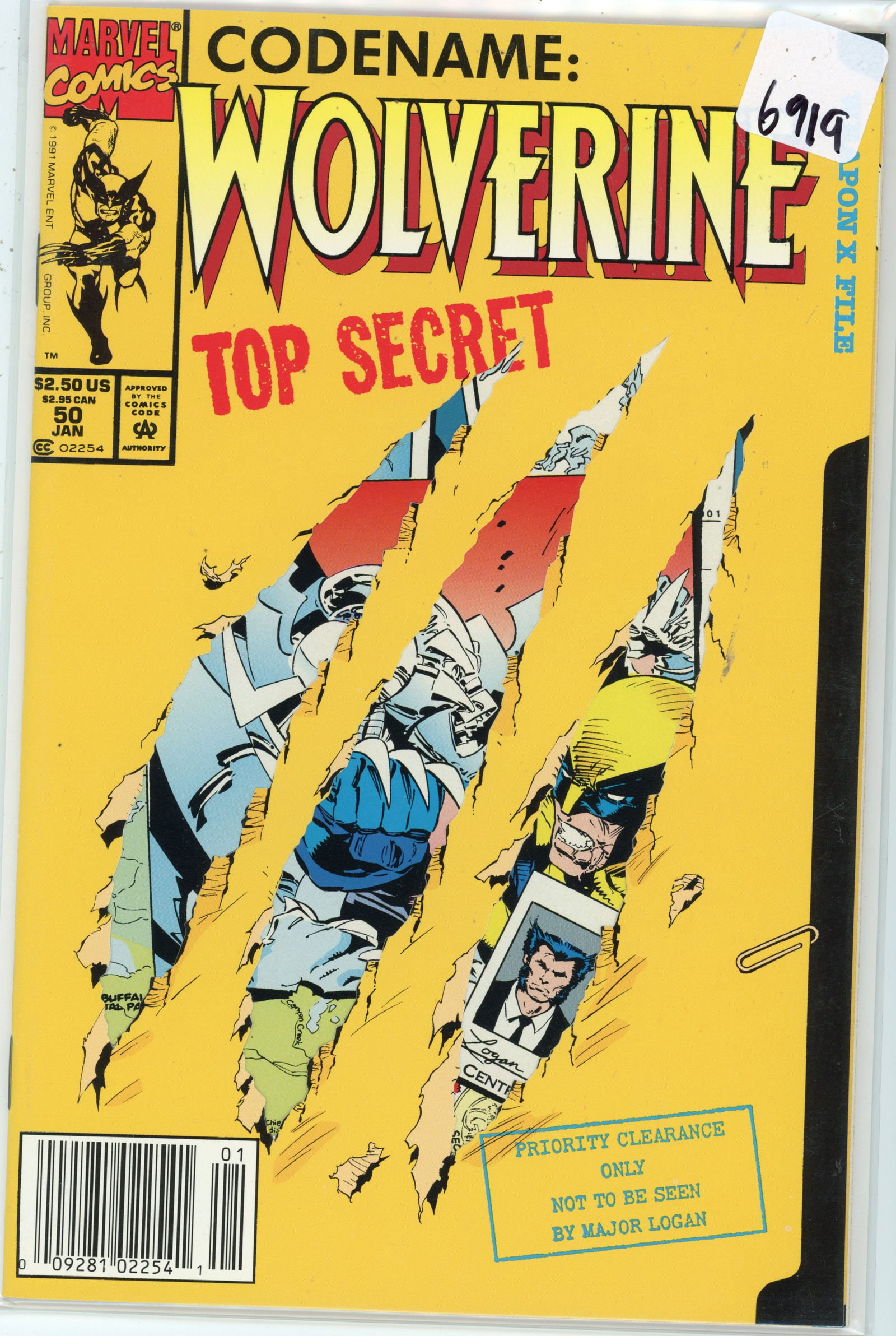 1991 Marvel X-Men Issue 50 (1 of 1)