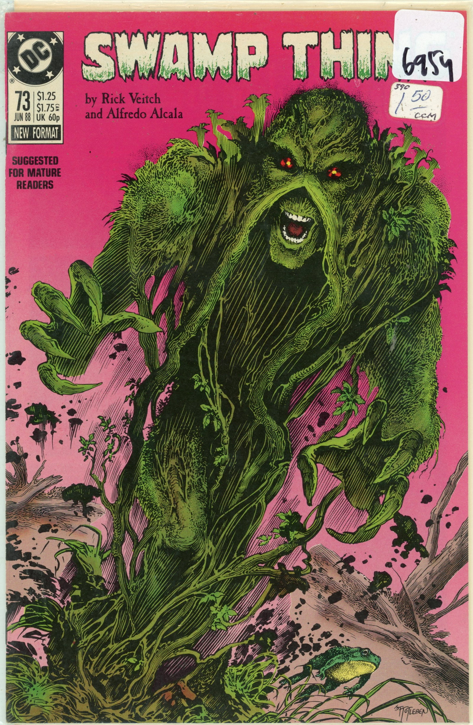 1988 DC Swamp Thing Issue 73 (1 of 1)