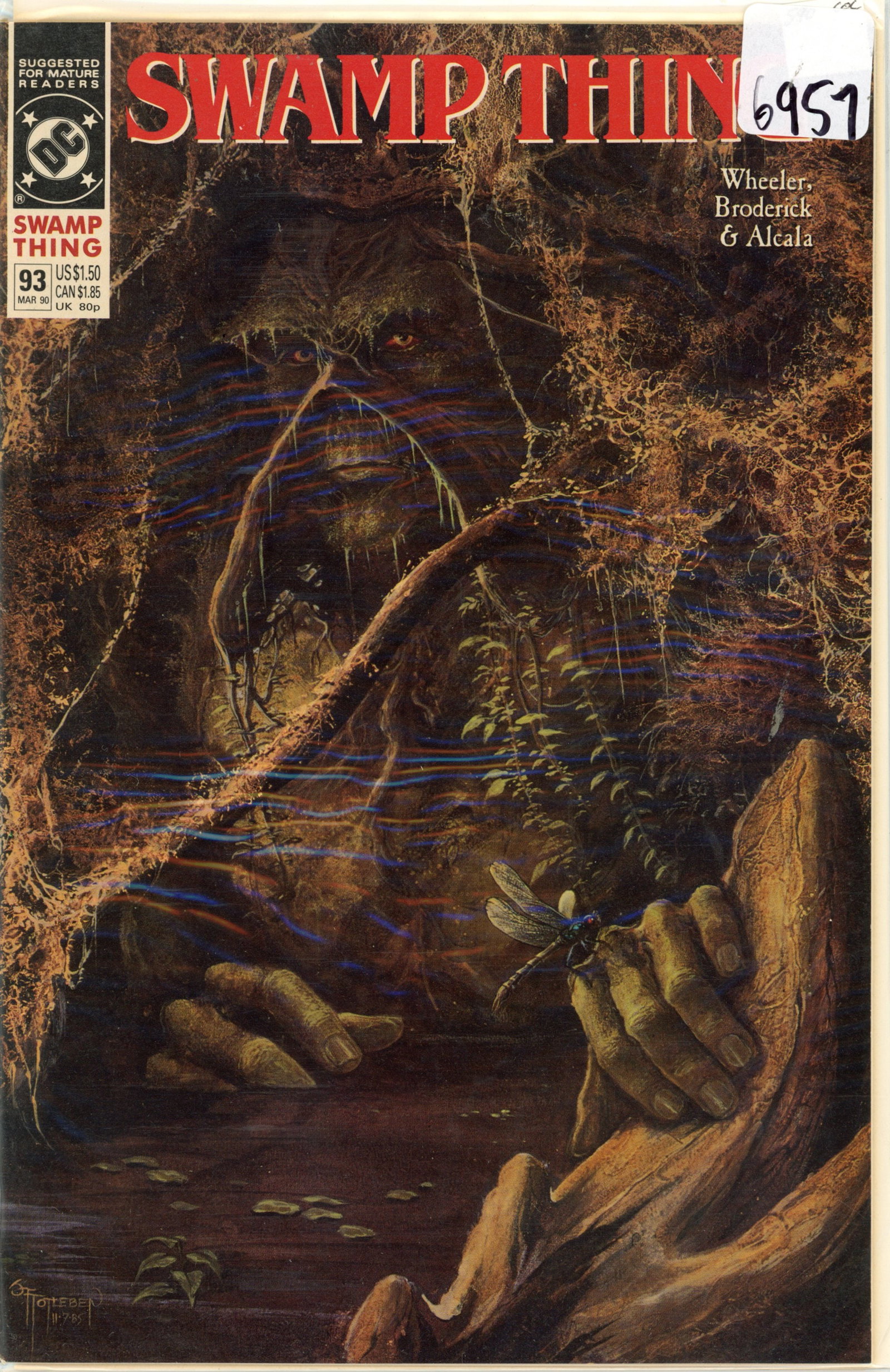 1990 DC Swamp Thing Issue 93 (1 of 1)