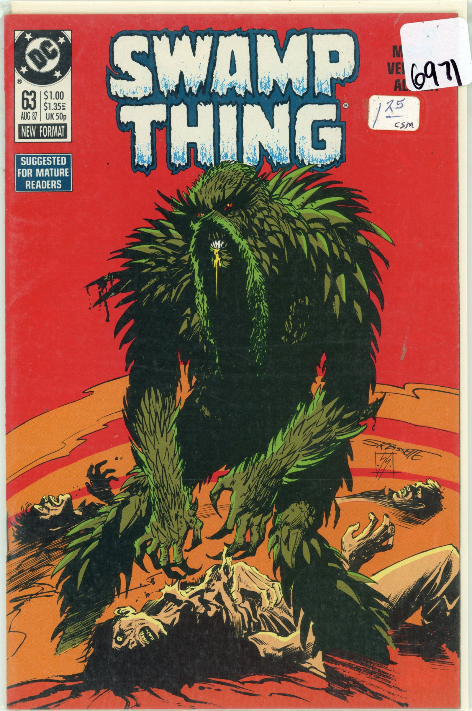 1987 DC Swamp Things Issue 63 (1 of 1)