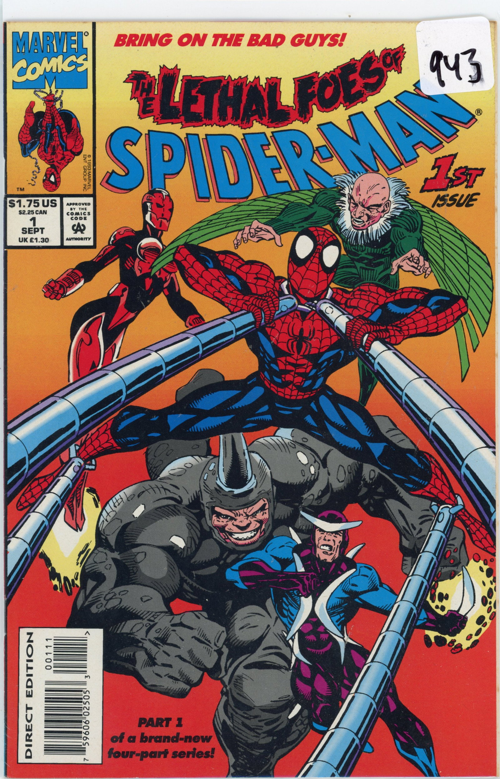 1993 Marvel Spiderman Issue 1 (1 of 1)