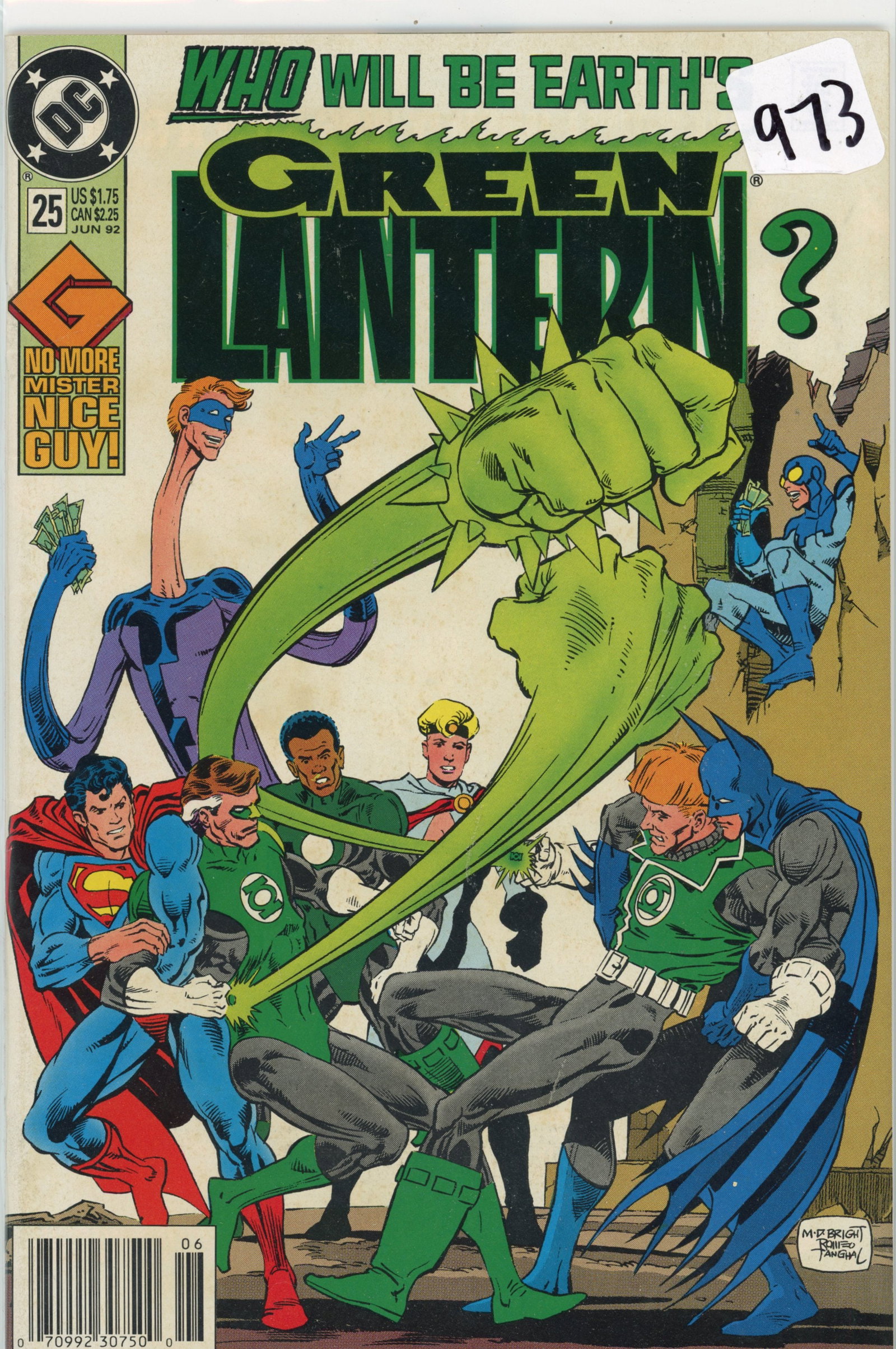 1992 DC Green Lantern Issue 25 (1 of 1)