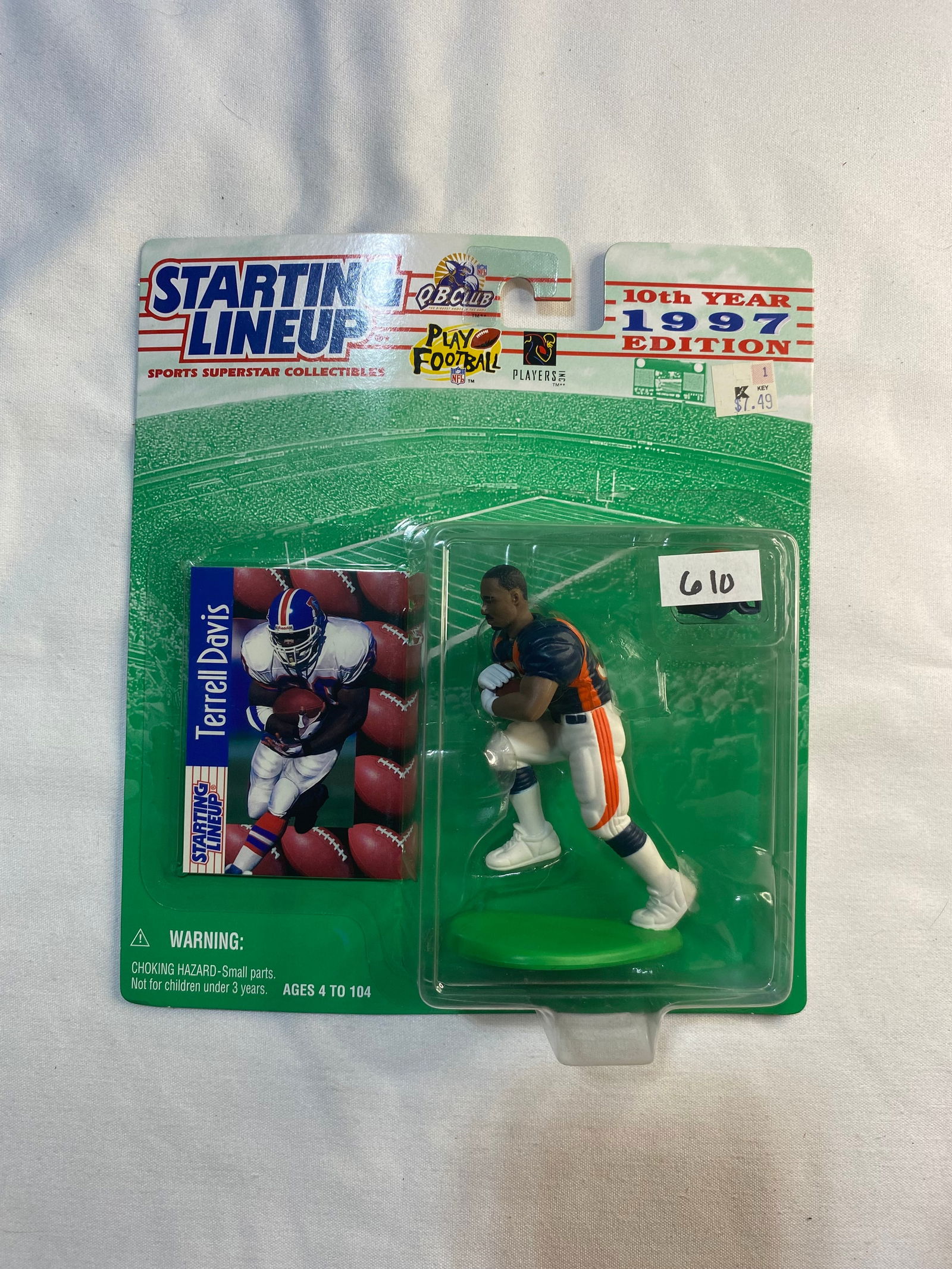1997 Starting Lineup Terrell Davis (1 of 1)